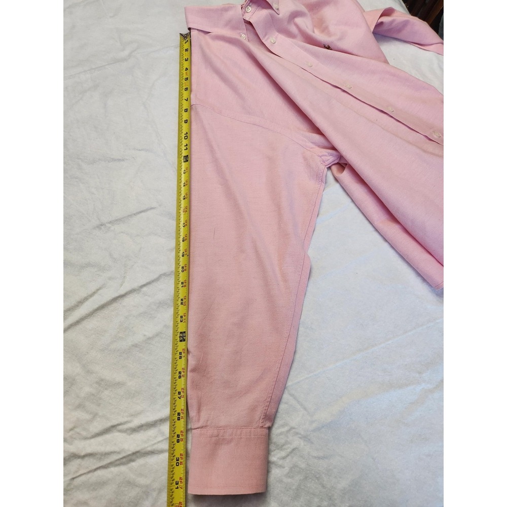 Ralph Lauren Shirt Mens XL Pink Oxford Classic Fit Button Down Long Sleeve Flesh - Picture 12 of 14